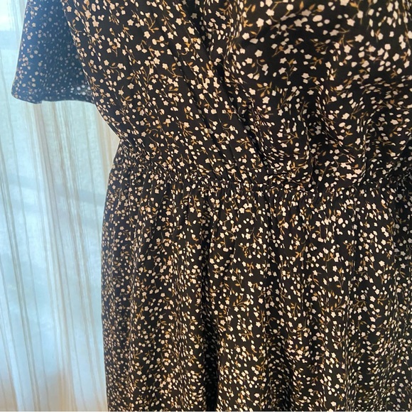 SHEIN | Confetti Print Butterfly Sleeve Dress - Picture 3 of 5